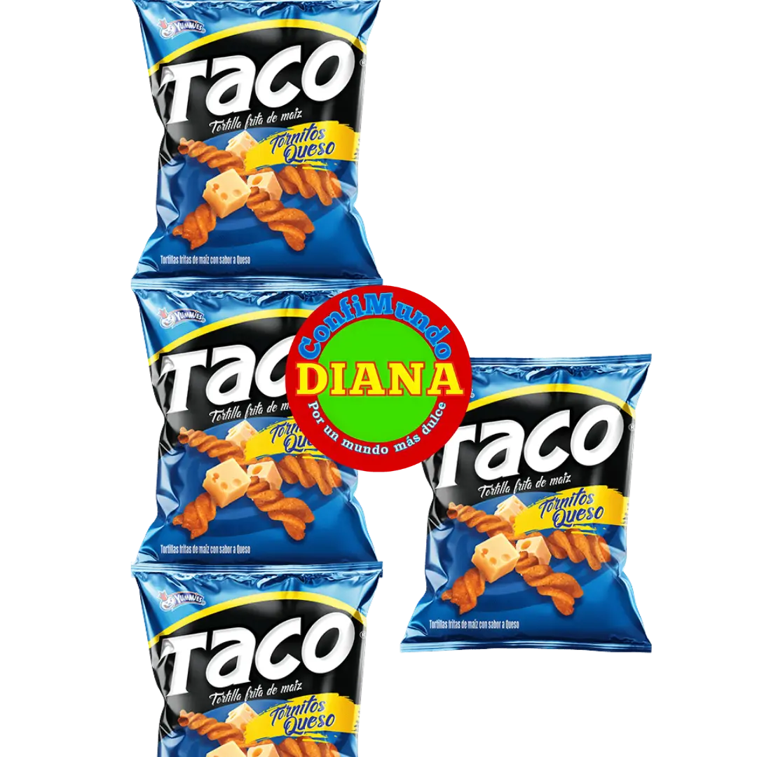 Taco tornito azul