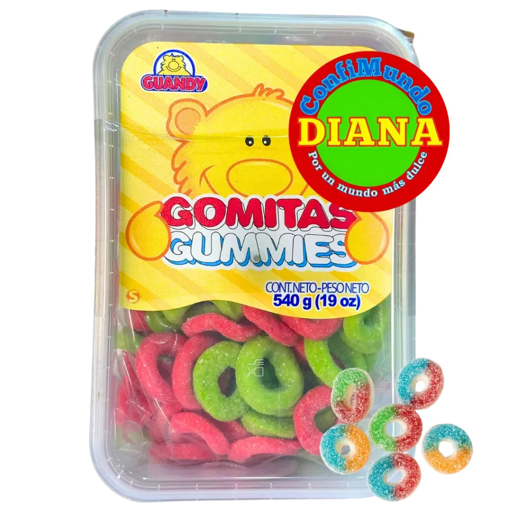 Gomita Aro rojo y verde