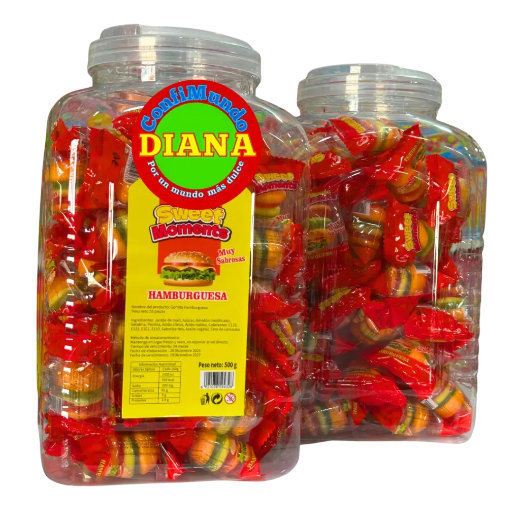 Gomita hamburguesa bote