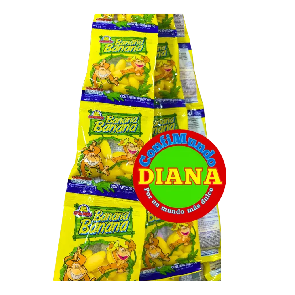 Gomita banana tira