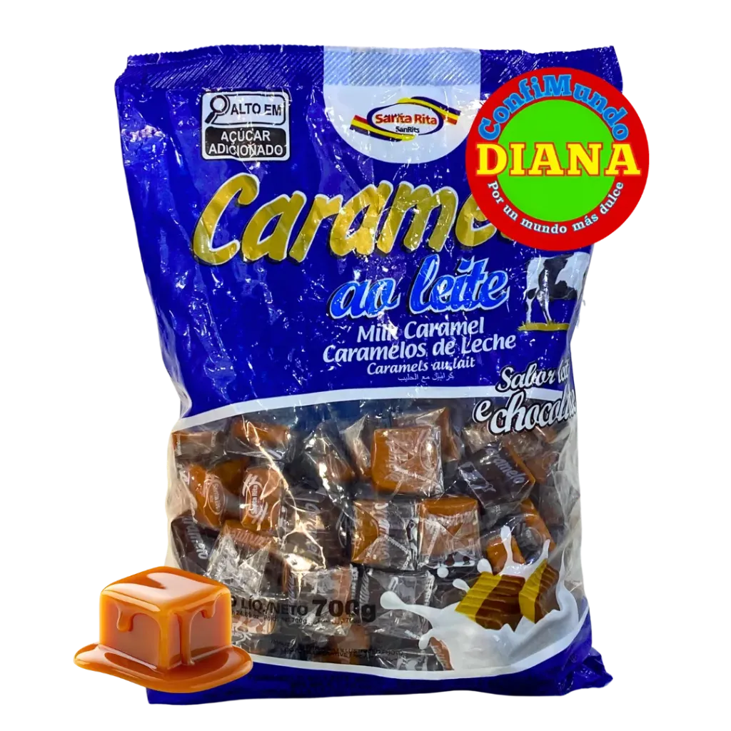 Sta. Rita Caramelo leche bolsa azul