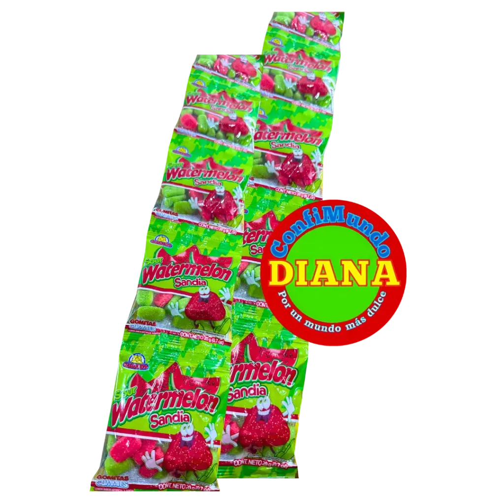 Gomita tira sandía