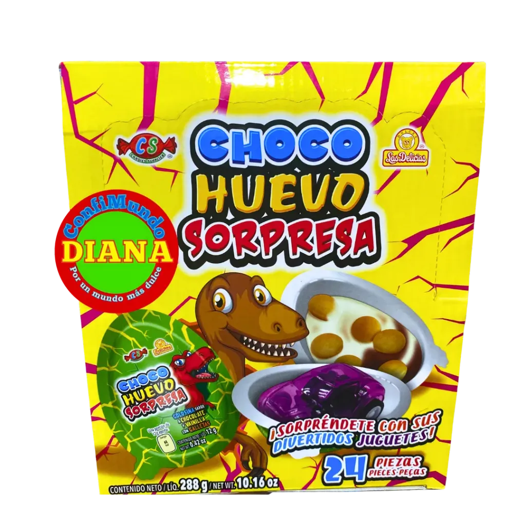 Chocolate Huevo Dino sorpresa