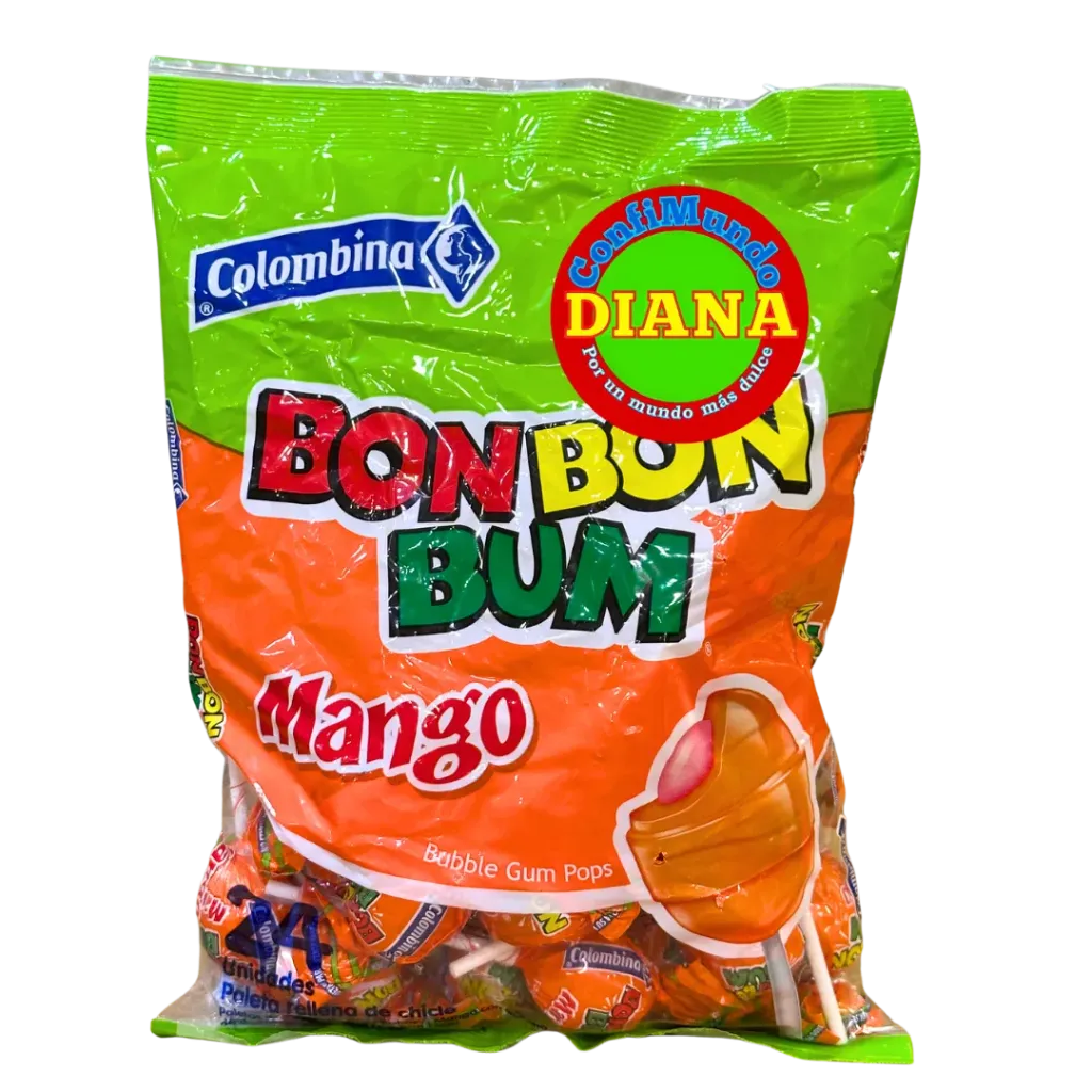 Bombón mango colombina