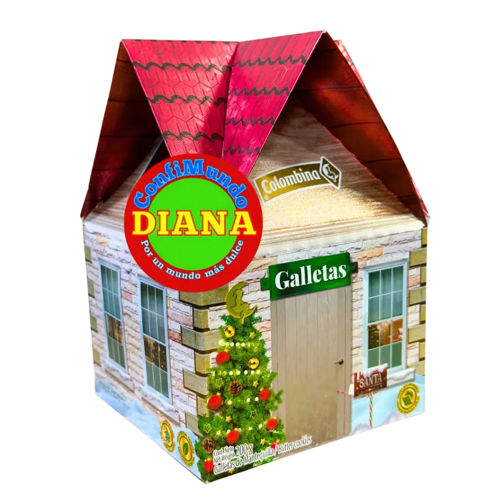 Galletas Casita navideña colombina