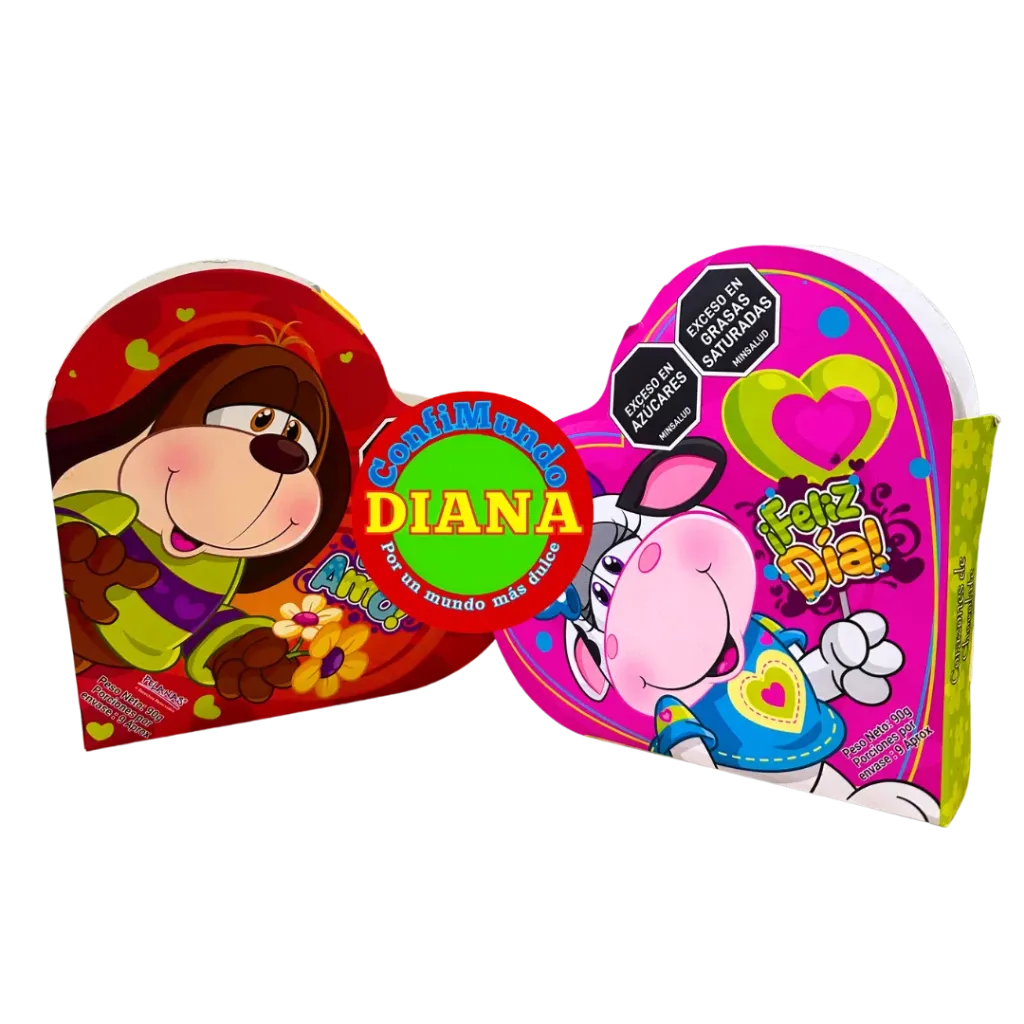 Corazón amor pelanas chocolate