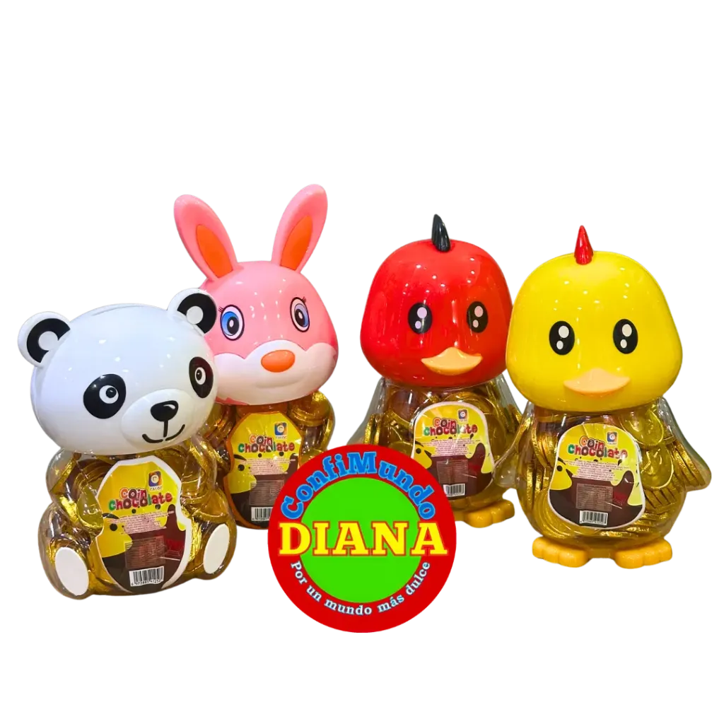 Moneda Animalito (Conejo, Pollito, Panda)