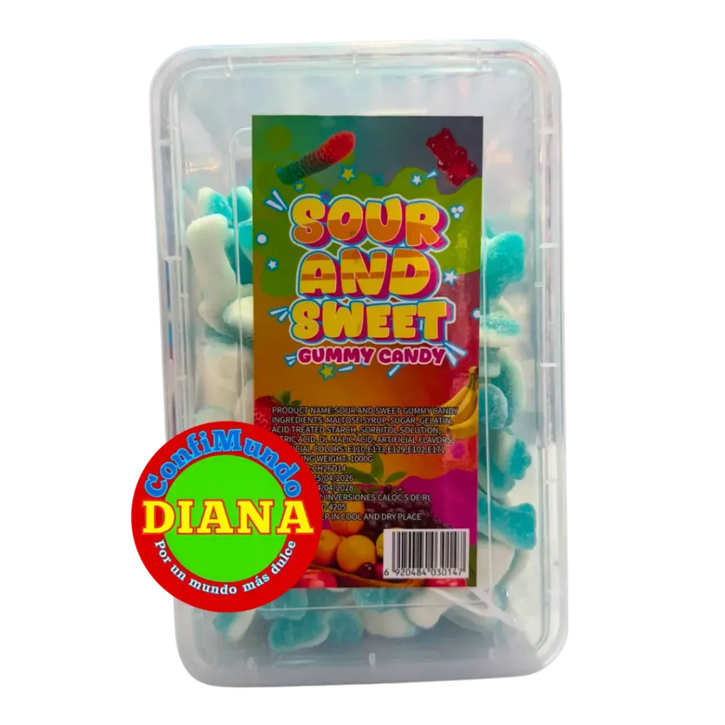 Gummy pana (TIBURÓN, Banana, Gusano, Osito)