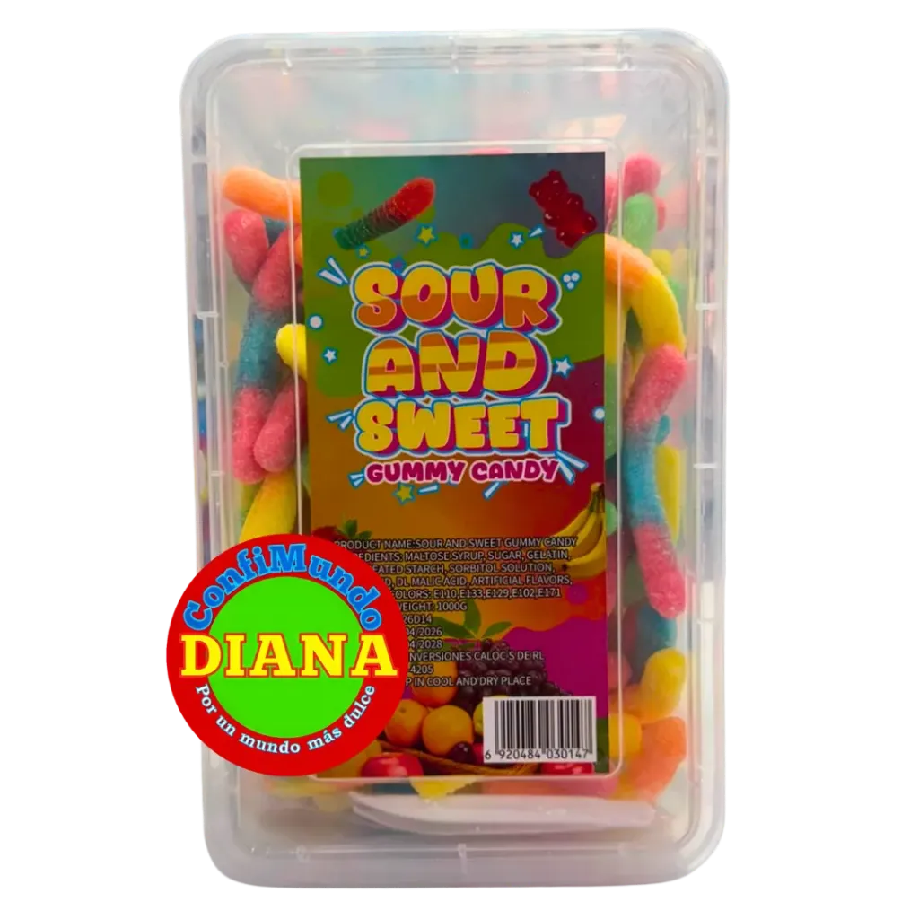 Gummy pana (Tiburón, Banana, GUSANO, Osito)