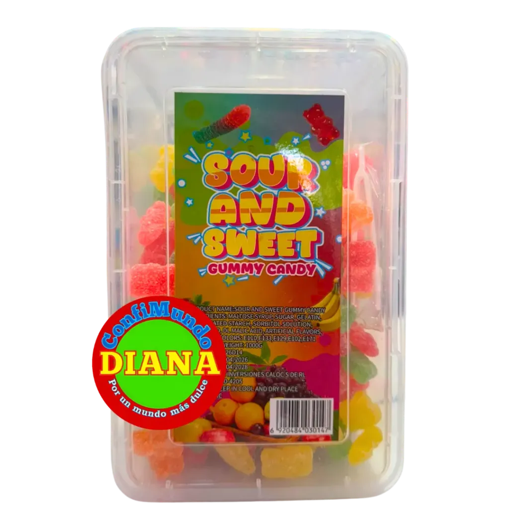 Gummy pana (Tiburón, Banana, Gusano, OSITO)