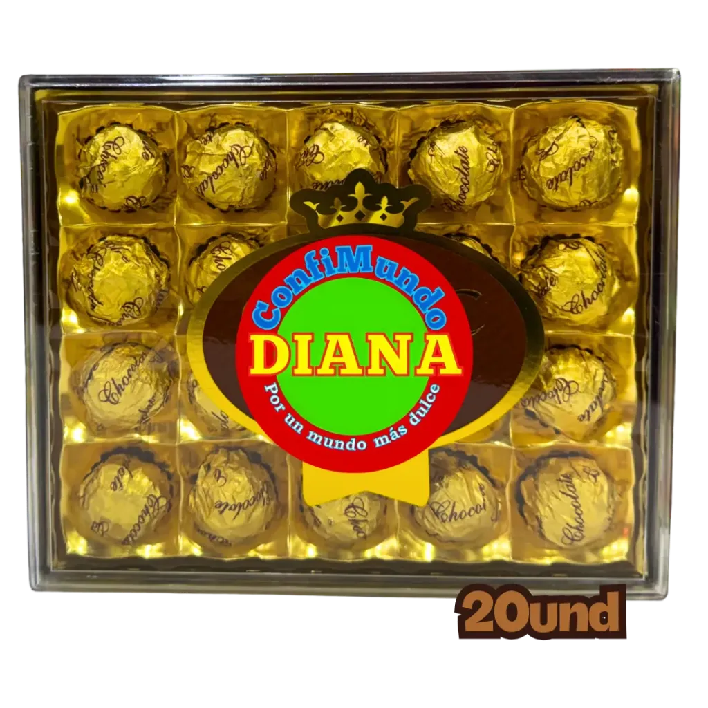 Chocolate Rectángulo Caloc 20und