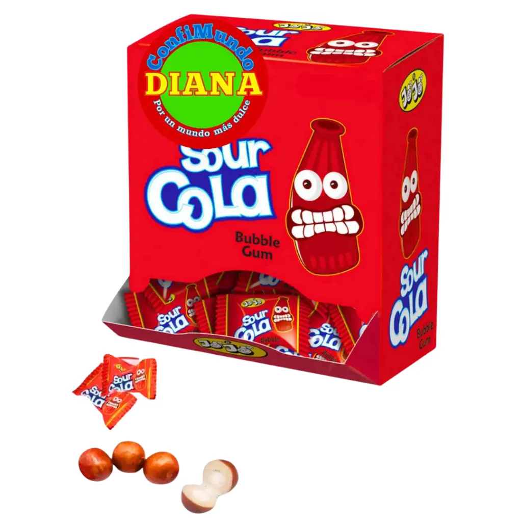 Sour cola chicle