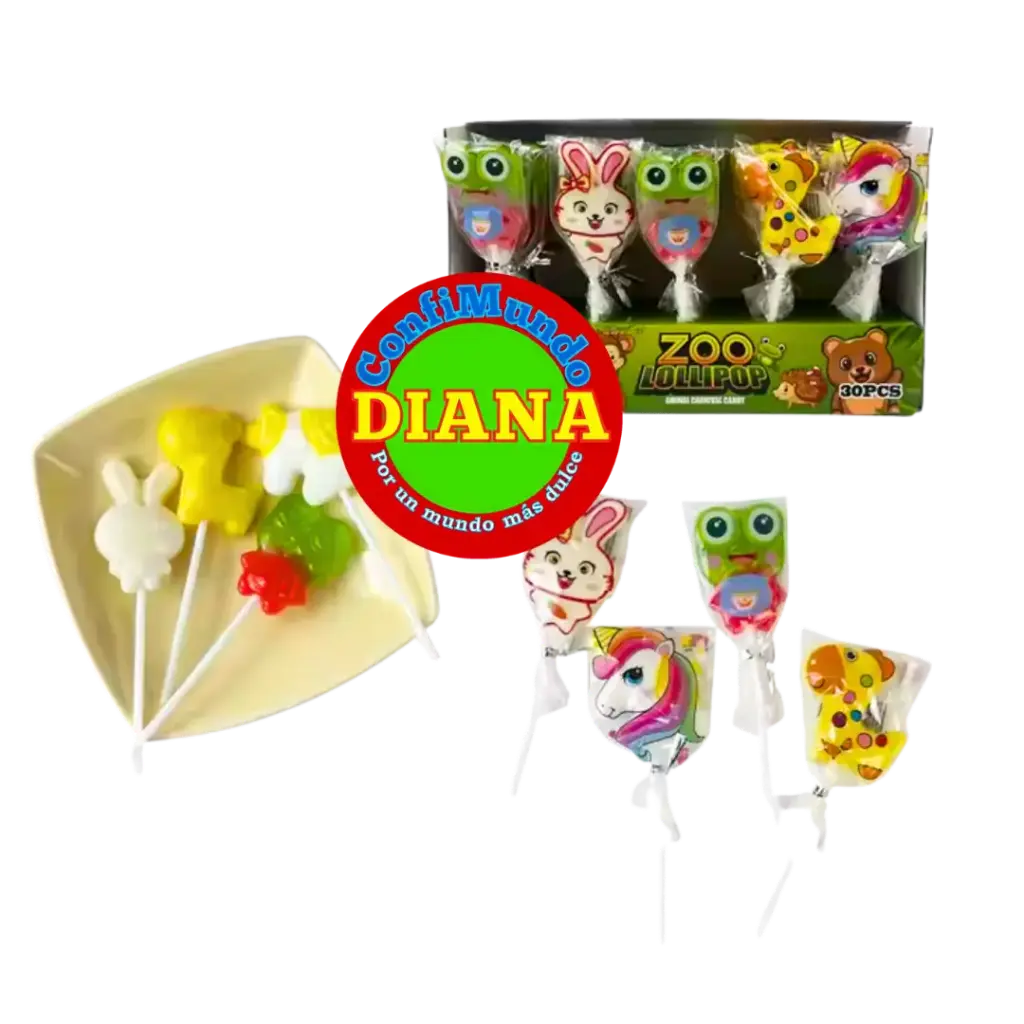 Zoo lollipop estuche