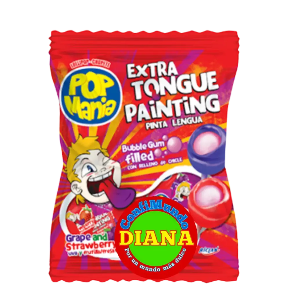 Pop manía pinta lengua