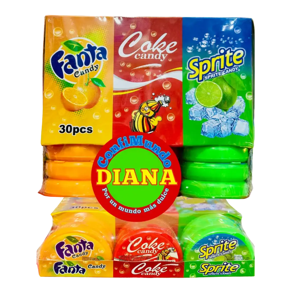 Fanta-Cola-Sprite candy