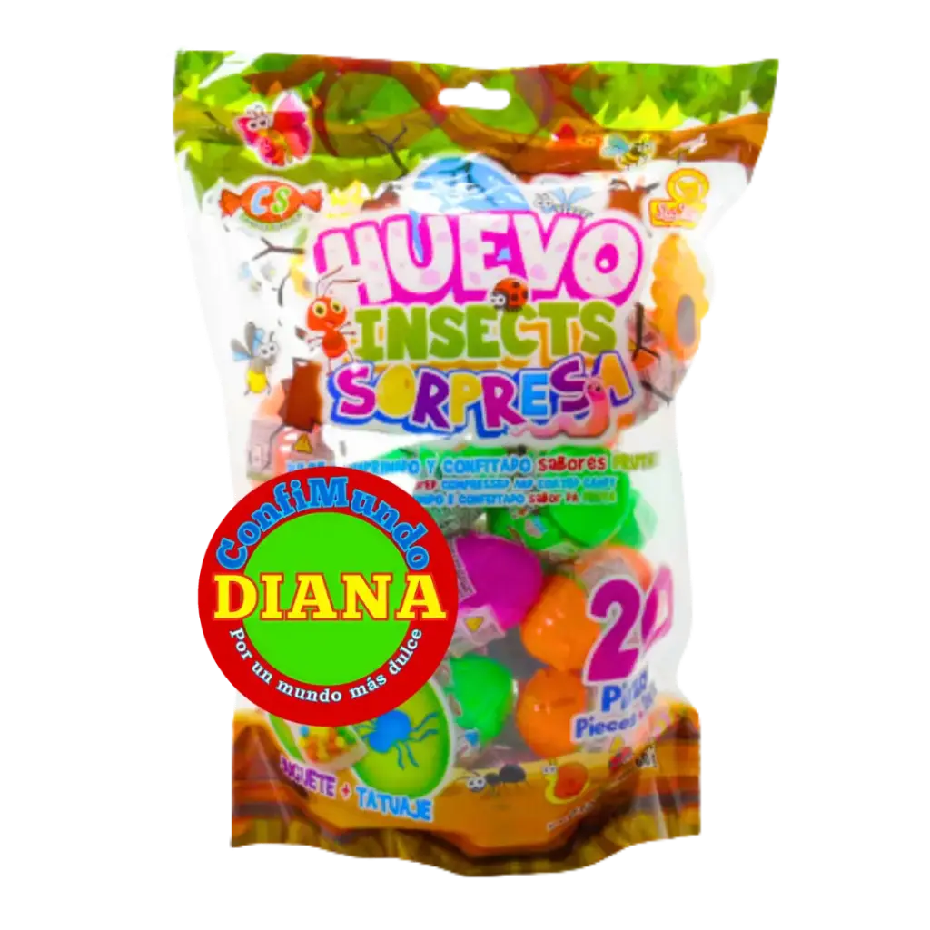 Huevo sorpresa insecto-pelota