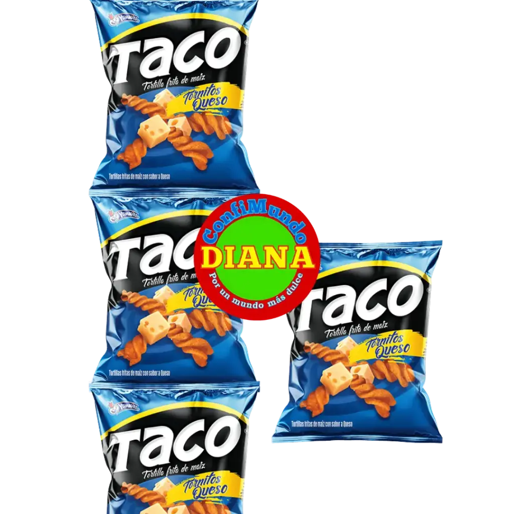 Taco tornito azul