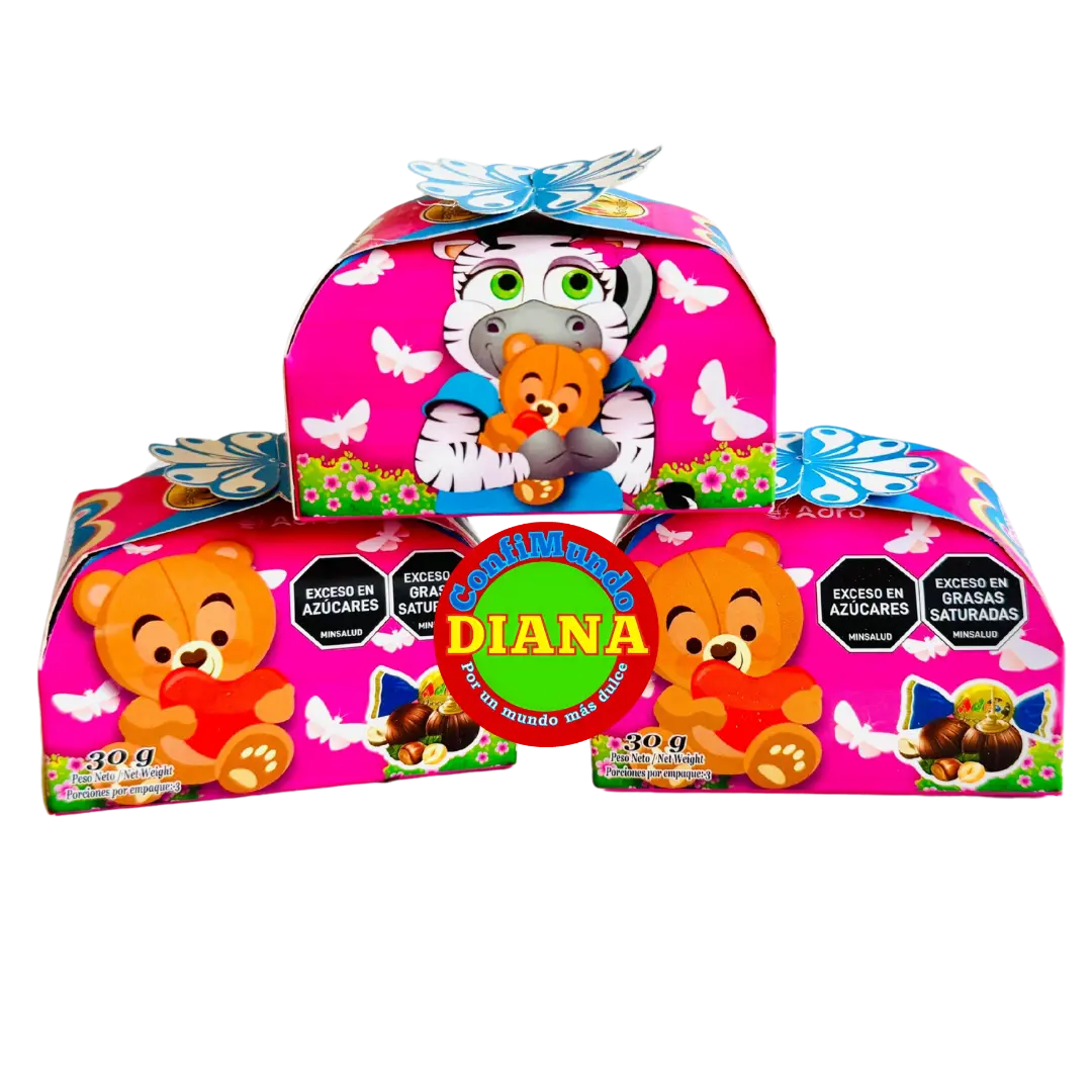 Cajita regalo con flor encima 30g