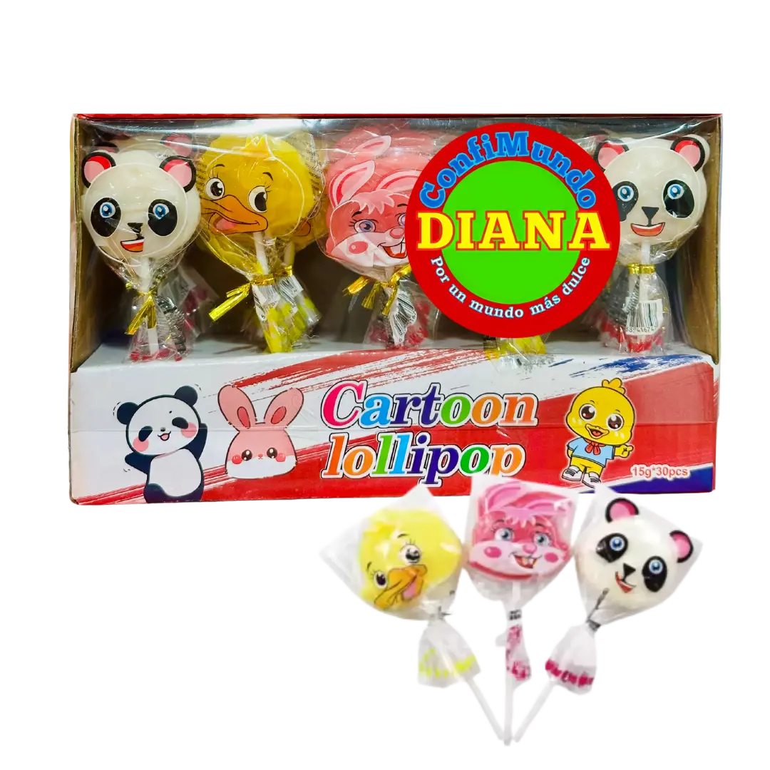Cartoon lollipop estuche