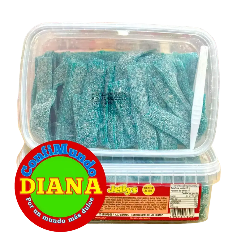 Gomita tira azul
