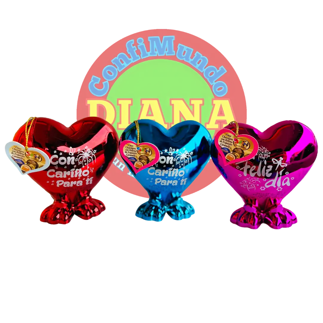 Corazón estuche lata