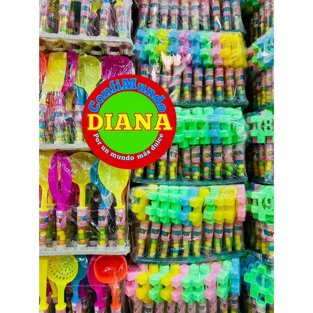 Juguete piezas con dulces