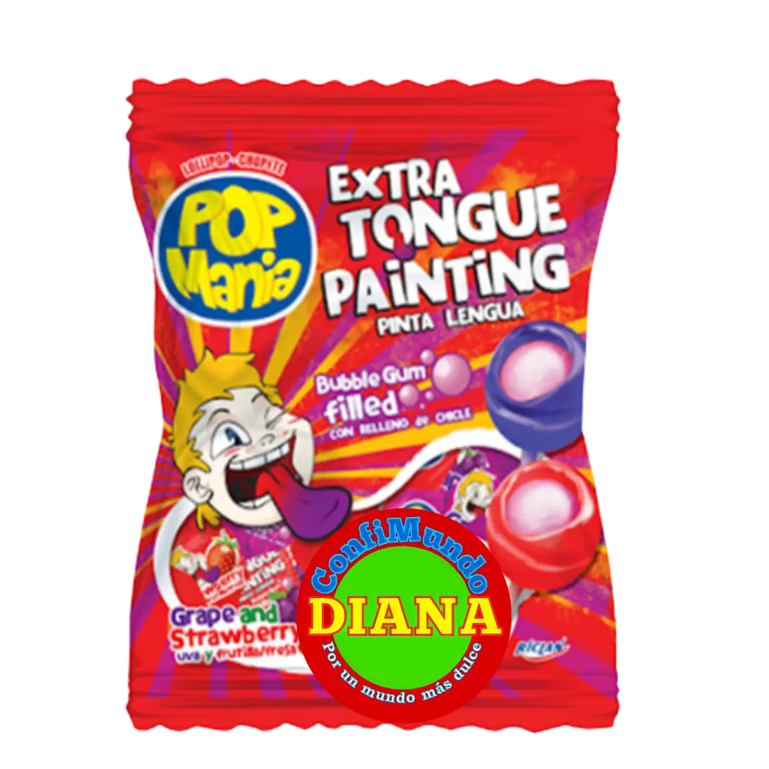 Pop manía pinta lengua