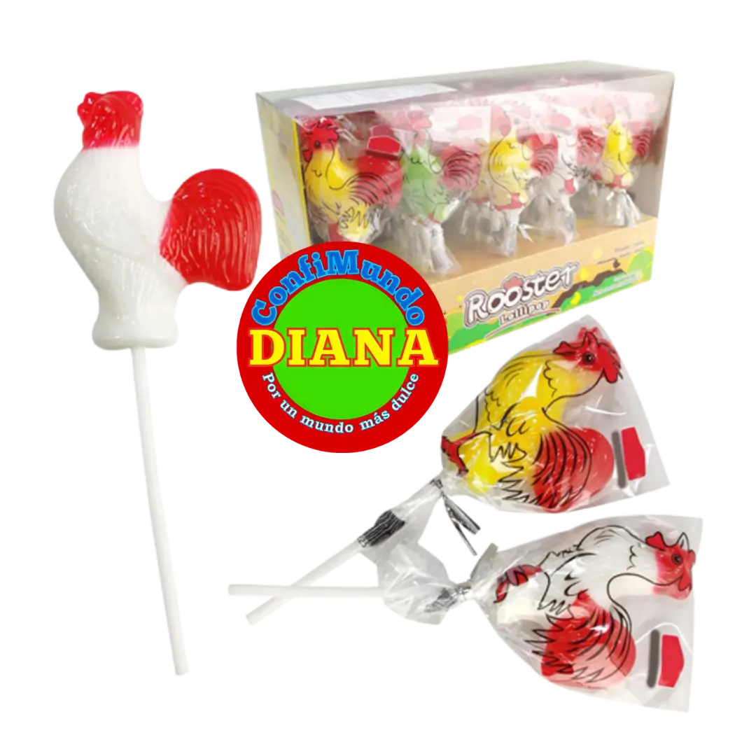Rooster lollipop