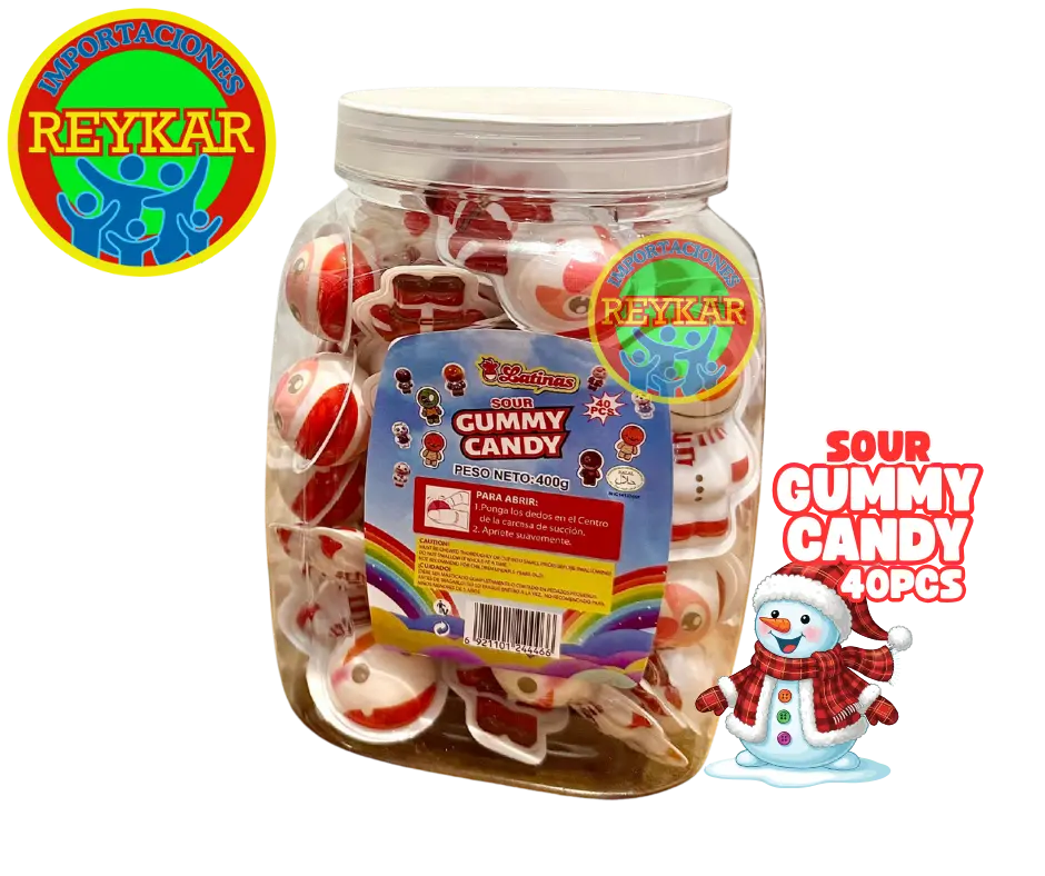 Santa gummy candy