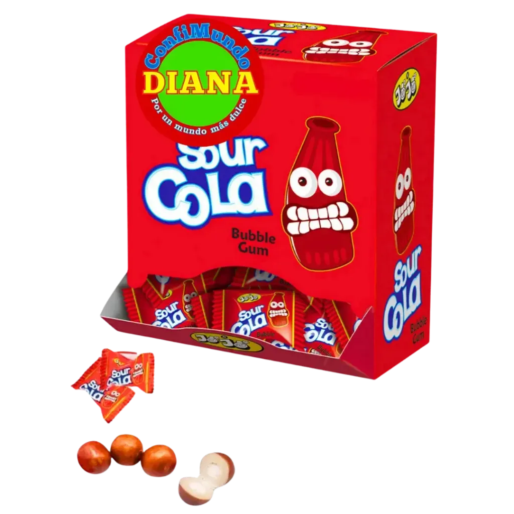 Sour cola chicle