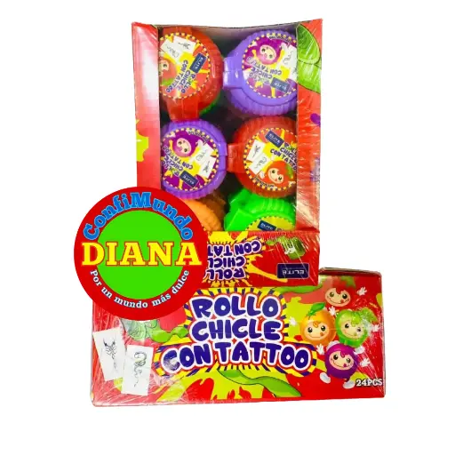 Chicle rollo tatuaje