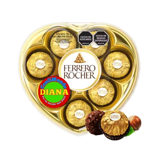 Ferrero Rocher corazón T8