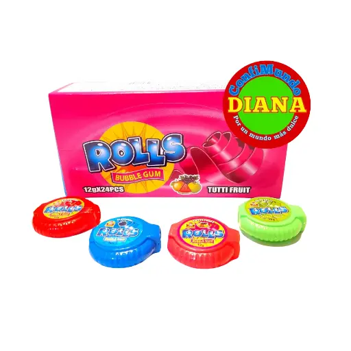 Rolls gum rojo