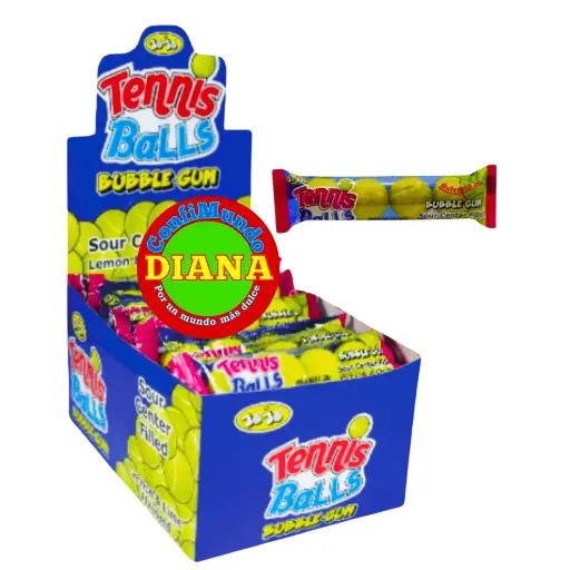 Tennis ball chicle