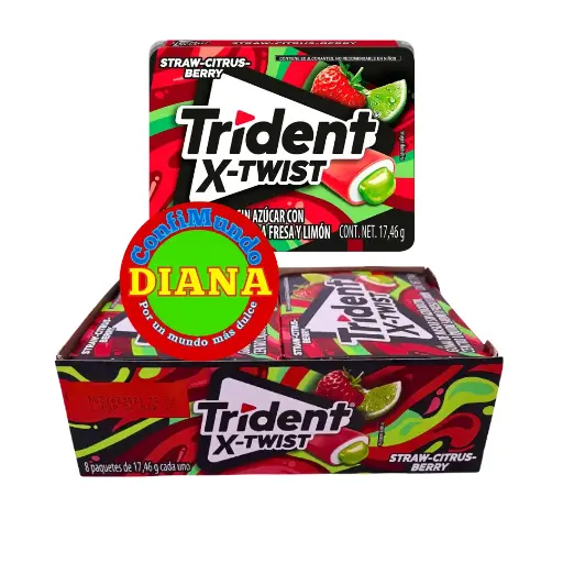 Trident twist fresa limón