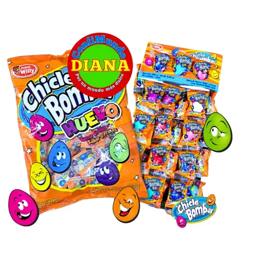 Willy huevo chicle tira