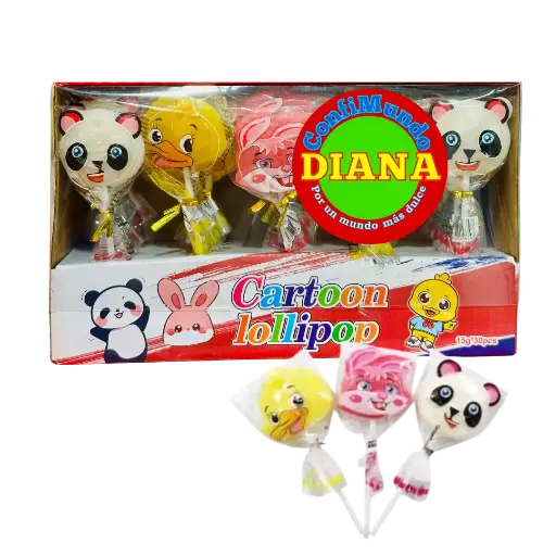 Cartoon lollipop estuche