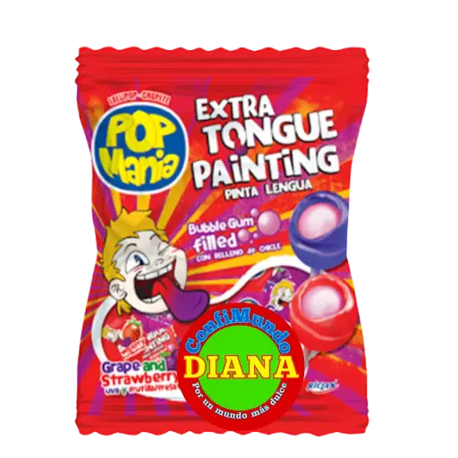 Pop manía pinta lengua