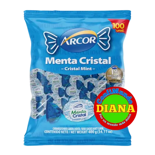 Arcor menta cristal