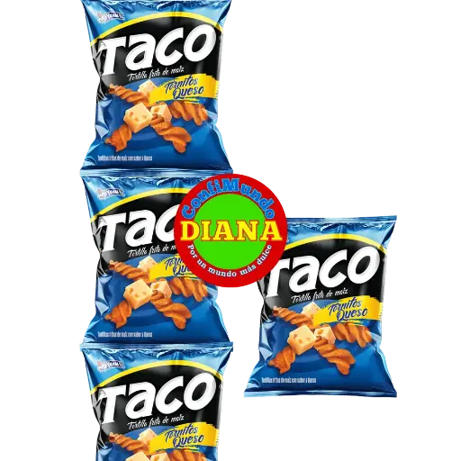 Taco tornito azul