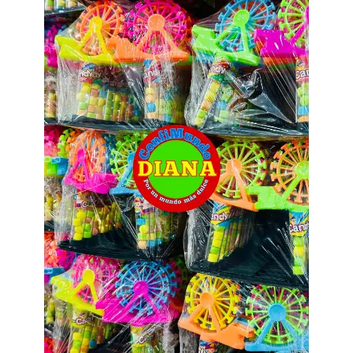 Juguete carrusel con dulces