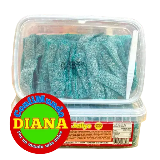 Gomita tira azul