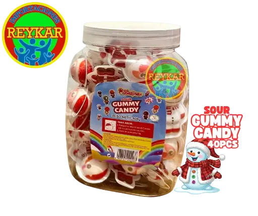 Santa gummy candy