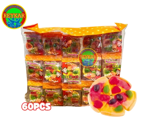 Gummy pizza